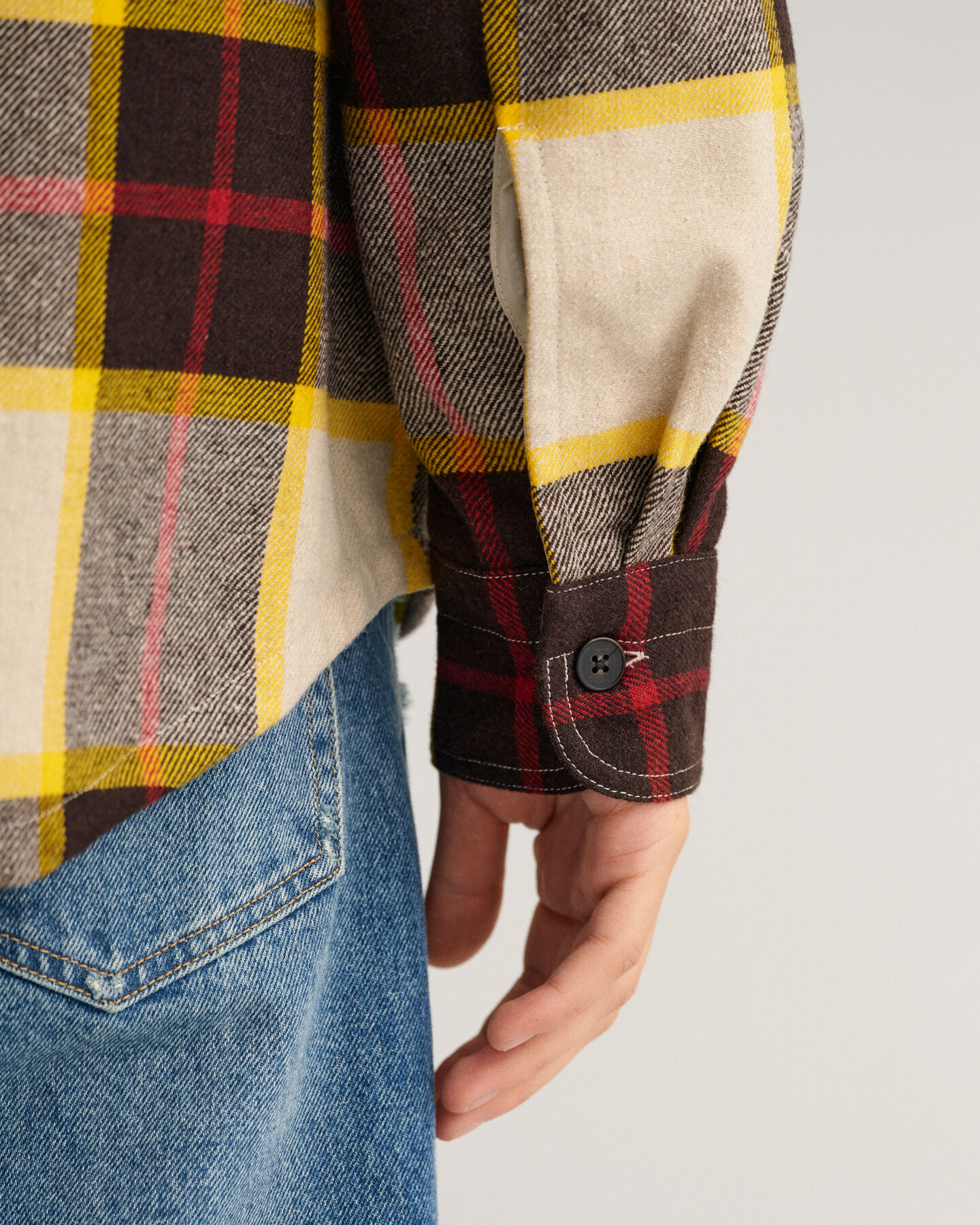 Plaid Wool Overshirt