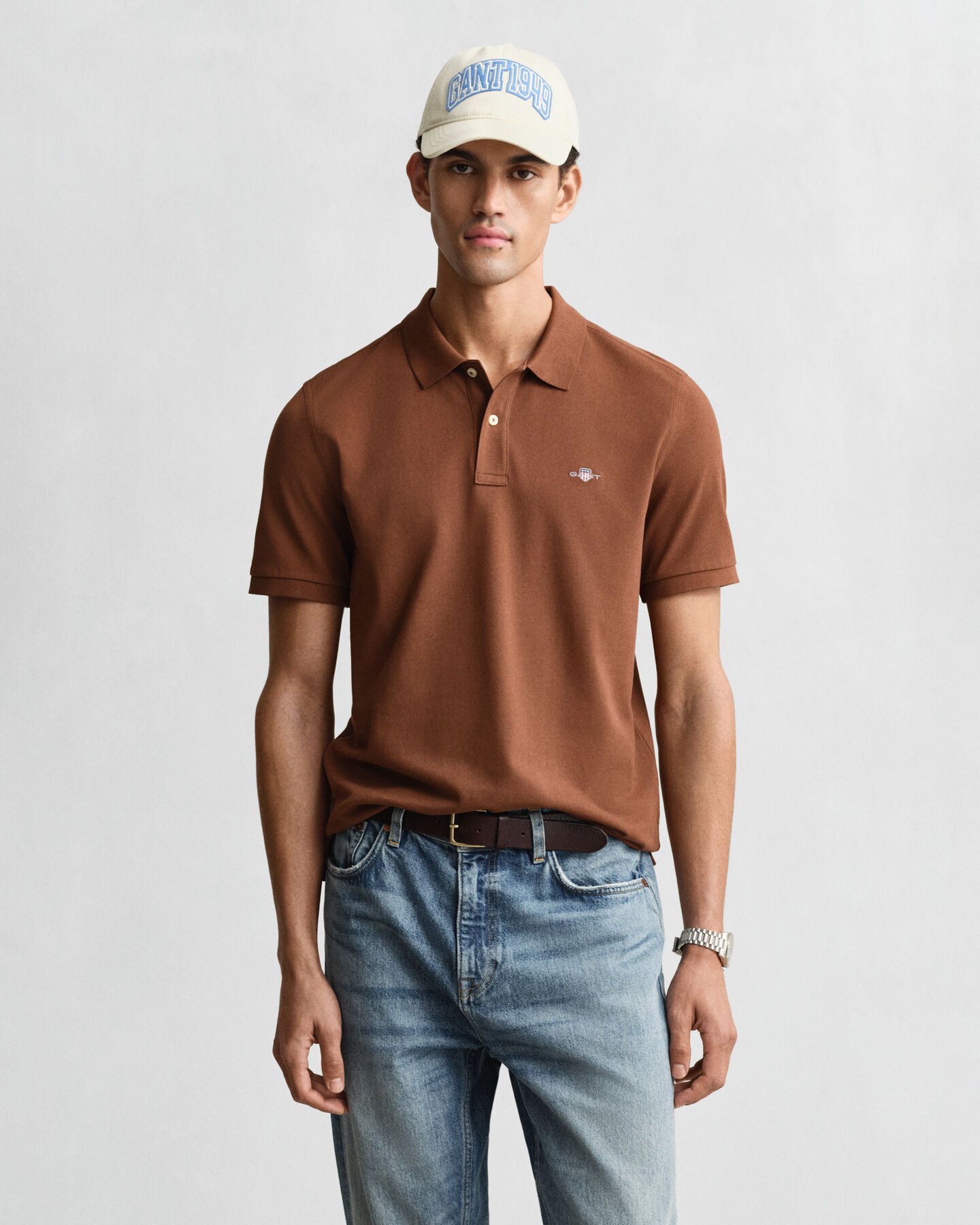 Regular Fit Shield Piqué Polo Shirt