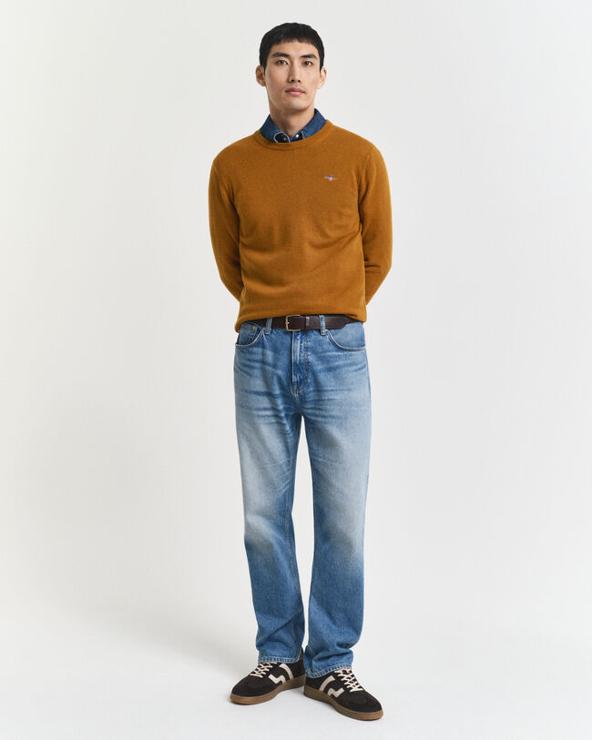 Superfine Lambswool Crew Neck Sweater