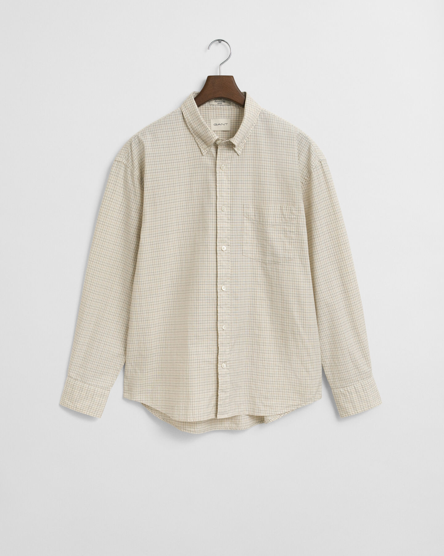 Oversized Fit Checked Luxury Oxford Shirt