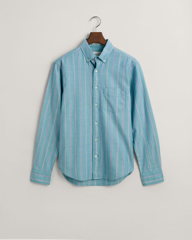 Regular Fit Striped Archive Oxford Shirt 