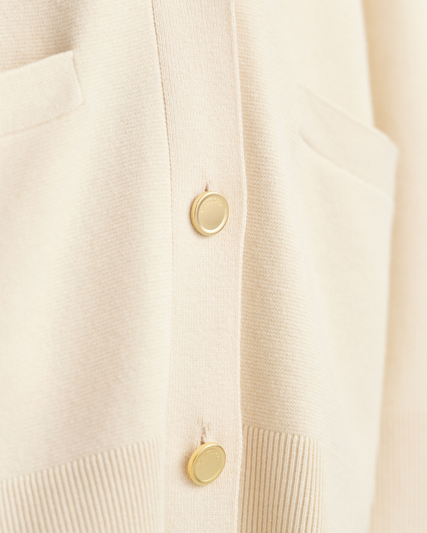 Relaxed Fit V-Neck Cardigan