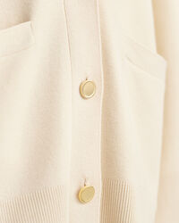 Relaxed Fit V-Neck Cardigan