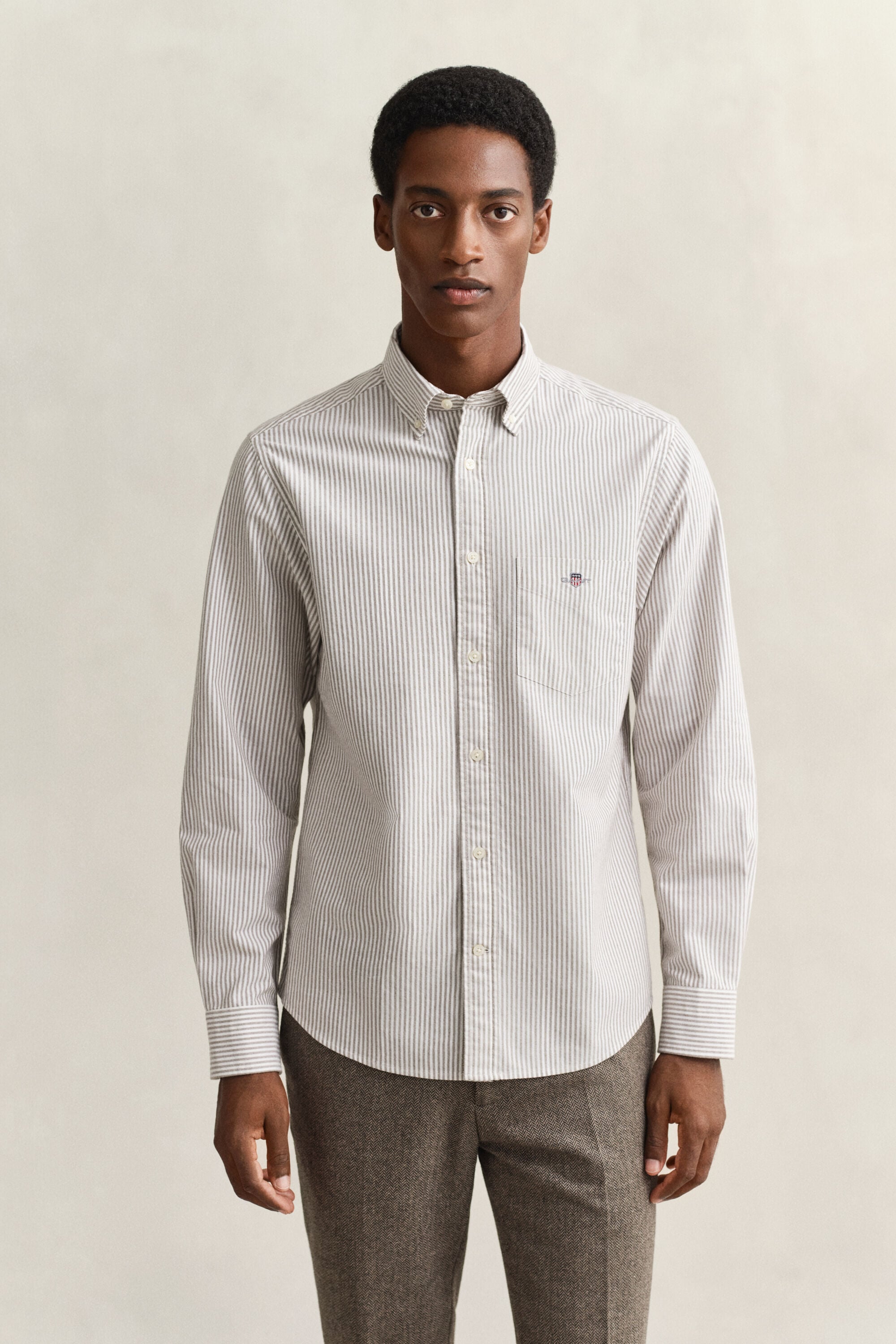 Banker Stripe Classic Oxford Shirt