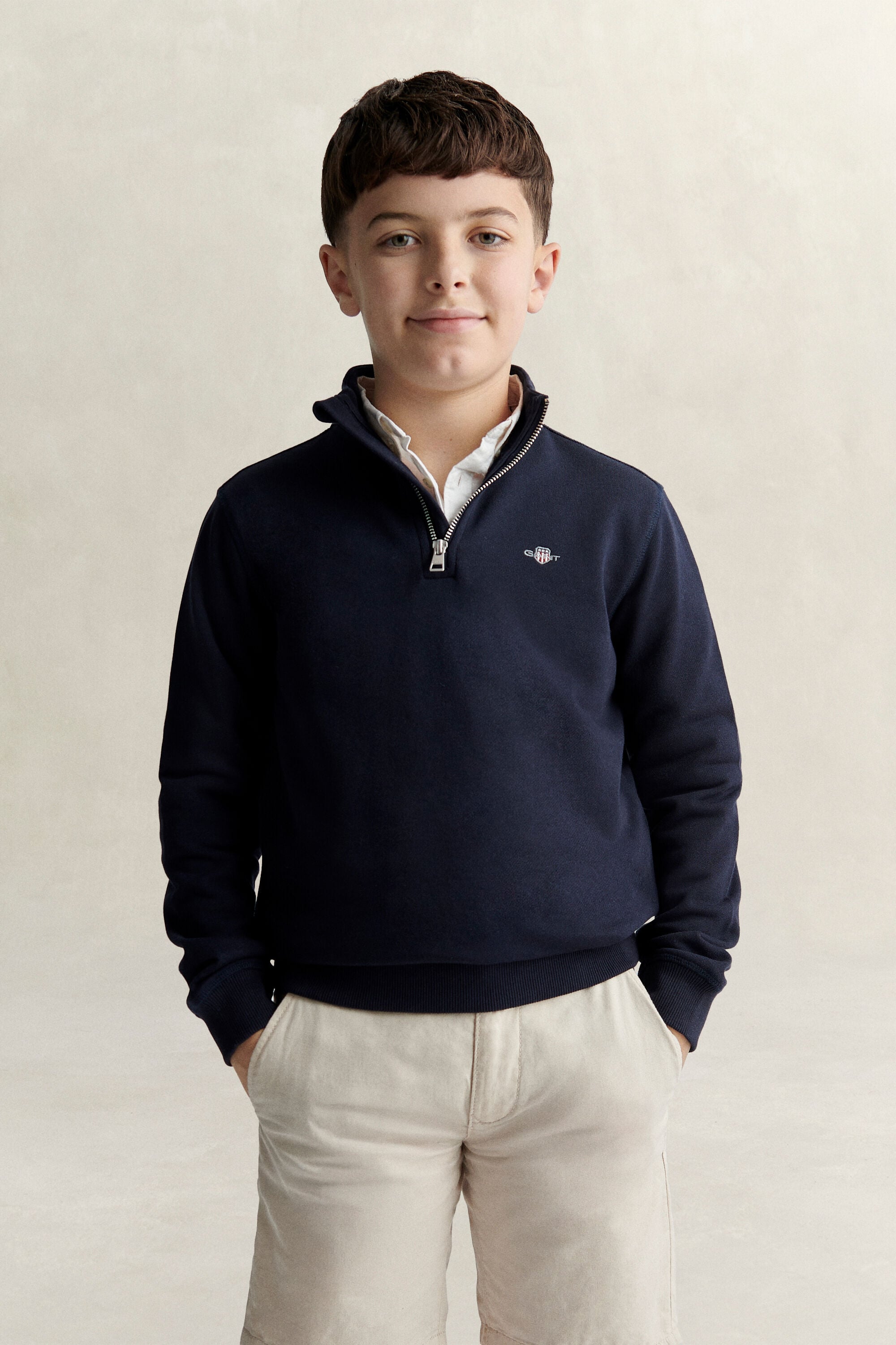 Teen Boys Shield Half-Zip Sweatshirt