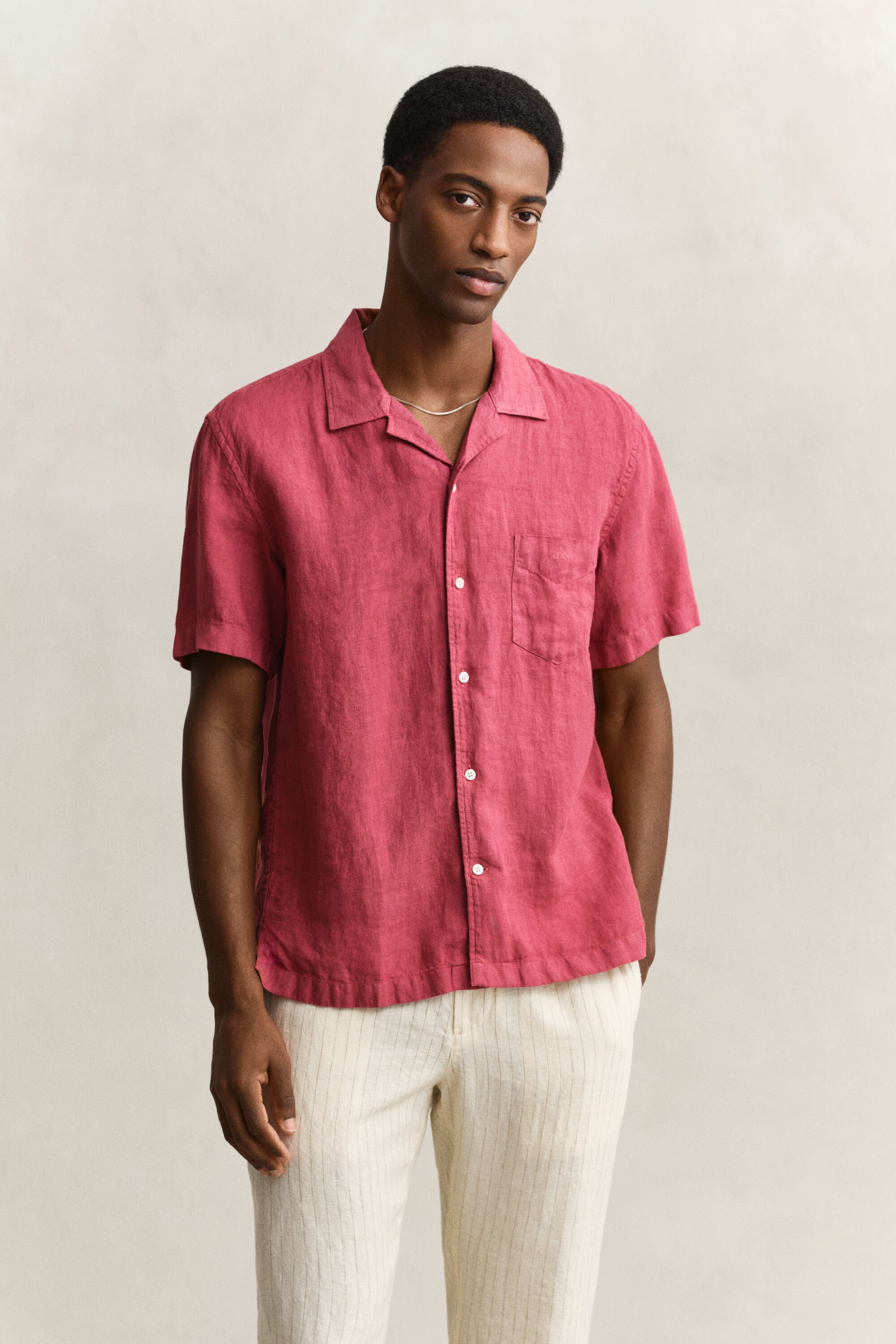 Short Sleeve Linen Shirt