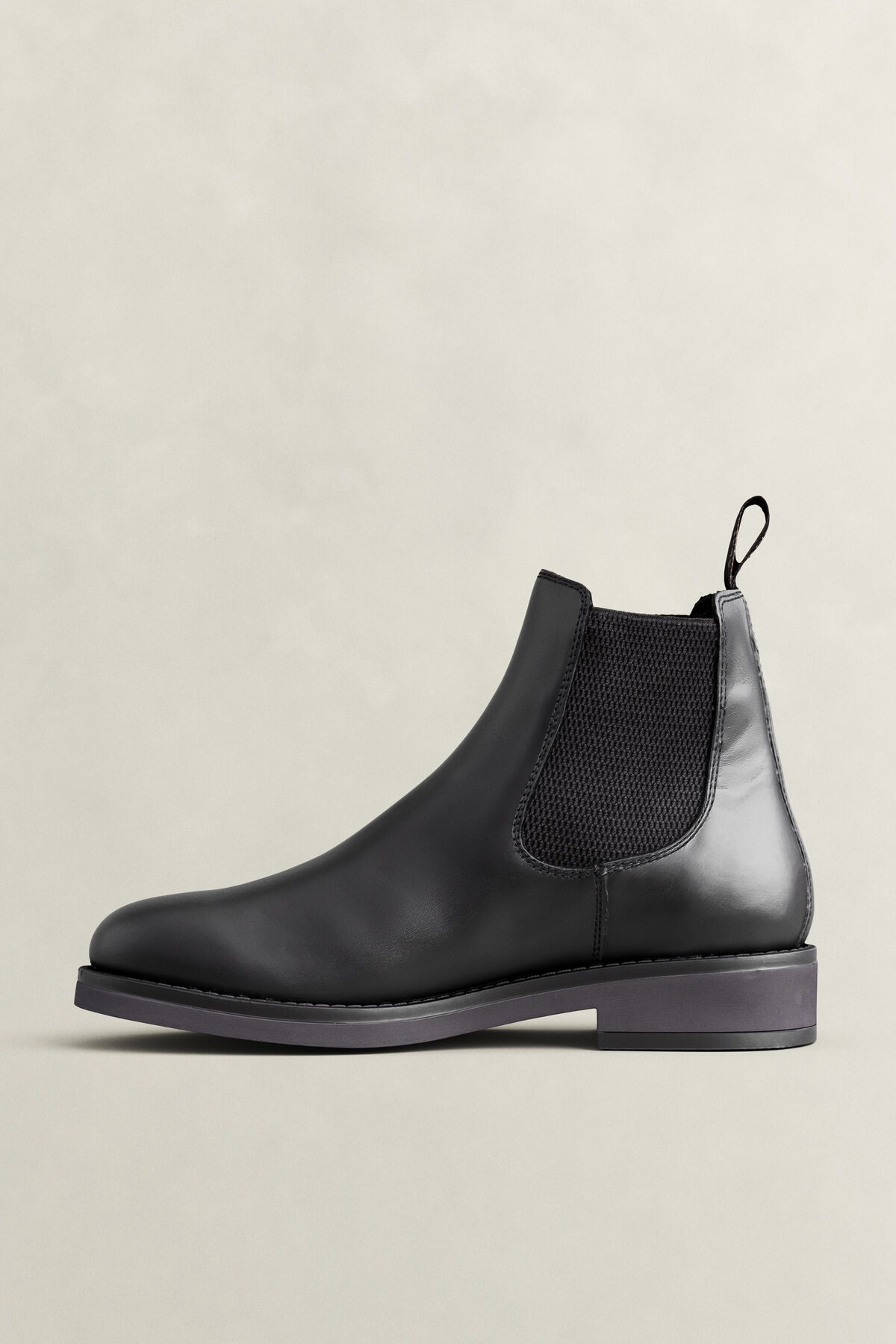 Prepdale Leather Chelsea Boots — BLACK