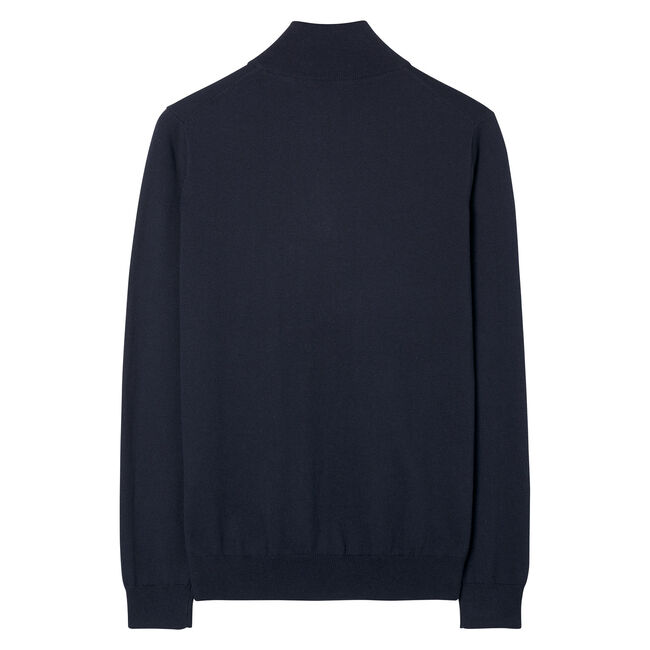 Cotton Wool Half-Zip Sweater