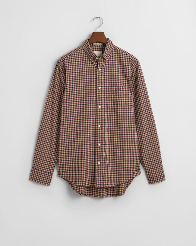 Regular Fit Gingham Light Twill Shirt