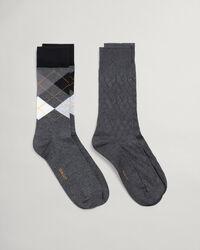 2-Pack Argyle Socks With Gift Box