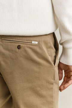 Slim Fit Comfort Chinos — LIGHT TAUPE 3