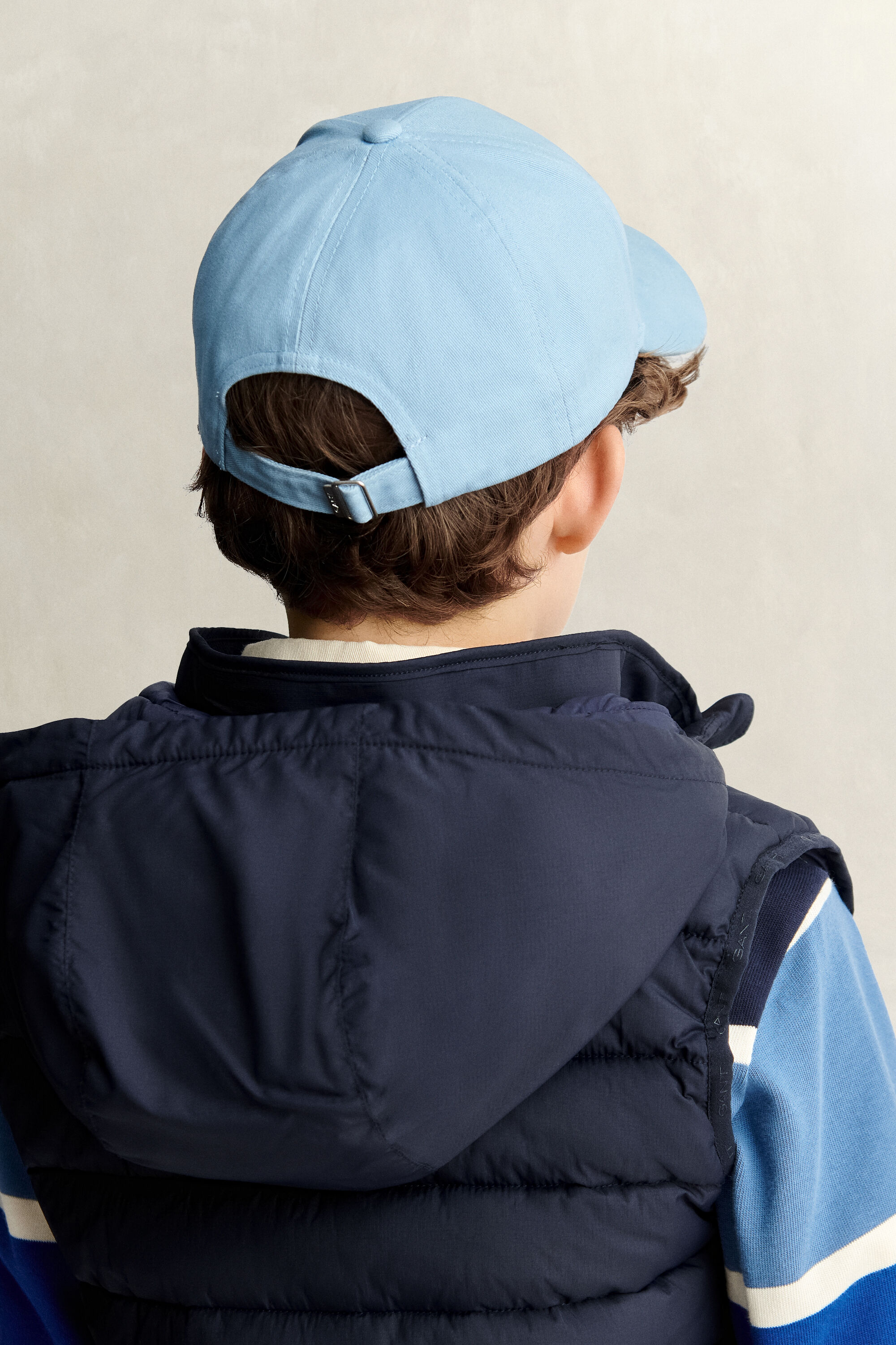 Teens Shield Cap — SKY BLUE