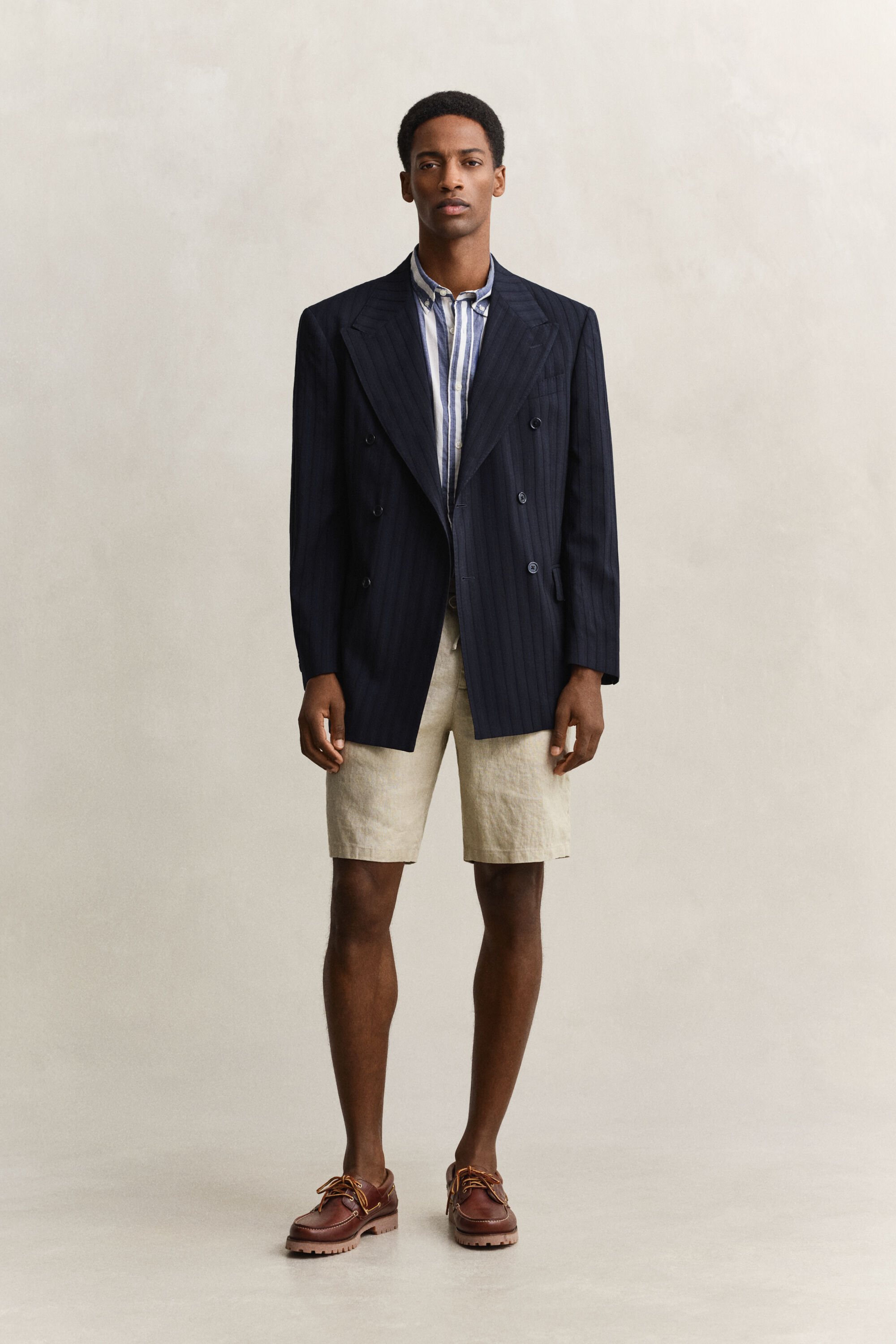 Striped Cotton Voile Shirt