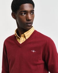 Superfine Lambswool V-Neck Sweater