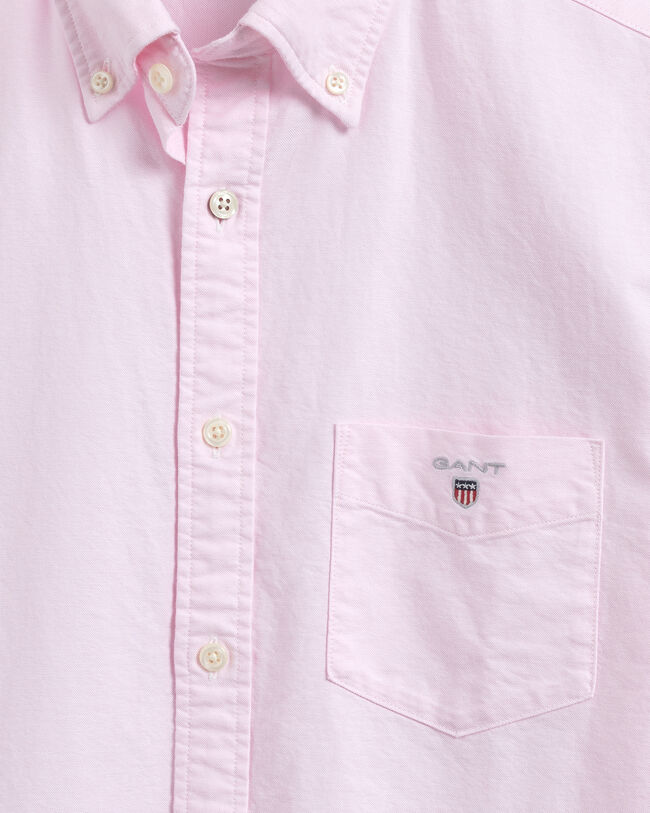 Regular Fit Short Sleeve Oxford Shirt