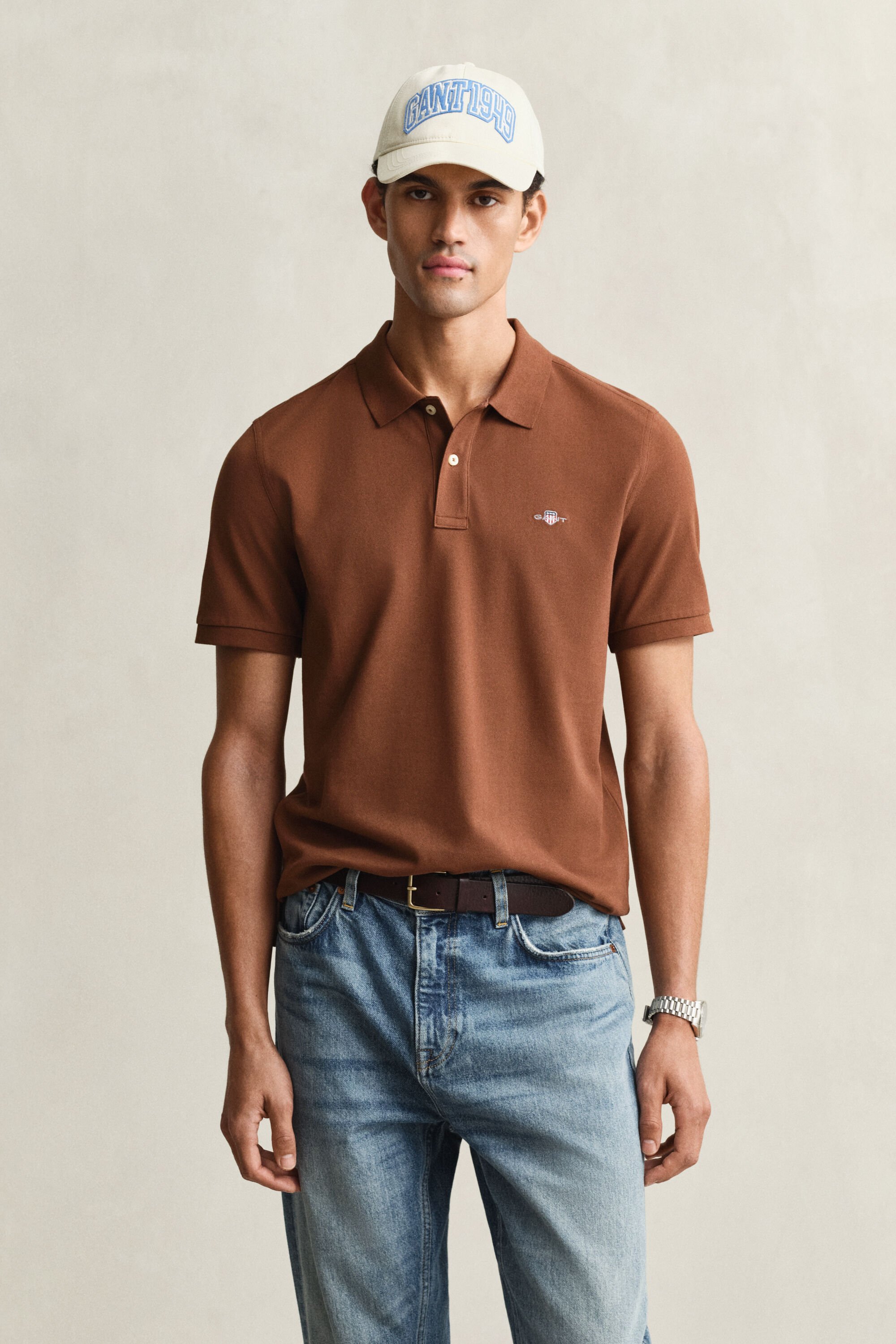 Regular Fit Shield Piqué Polo Shirt