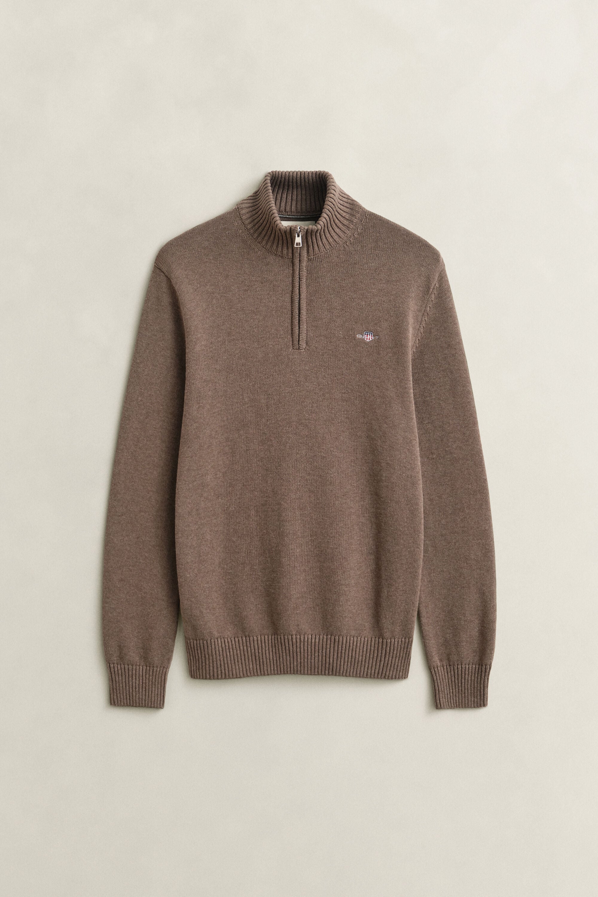 Casual Cotton Half-Zip Sweater