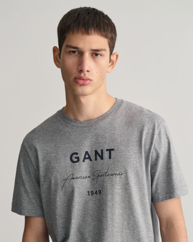 GANT Script Graphic Printed T-Shirt