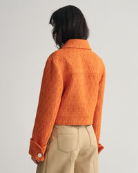 Cropped Bouclé Jacket