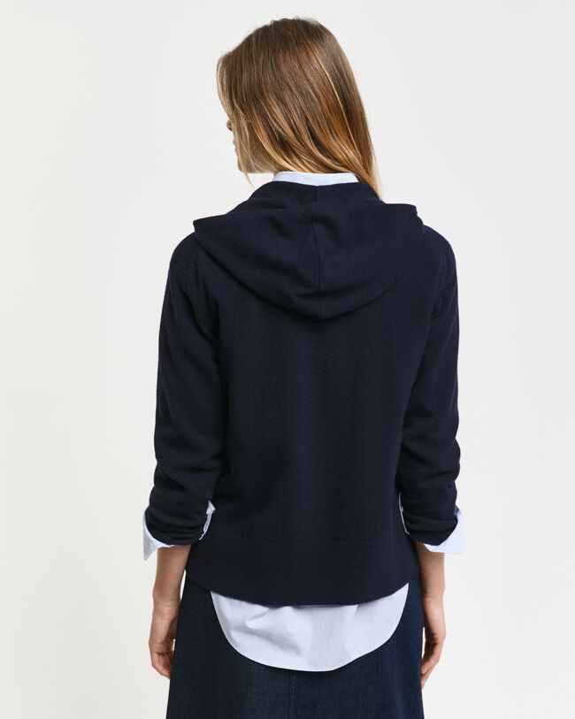 Superfine Lambswool Zip Hoodie