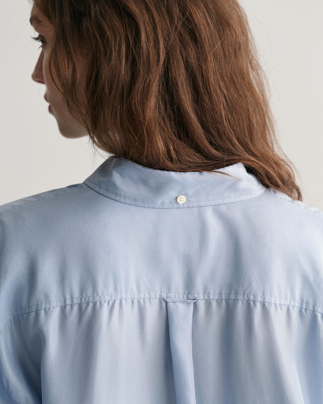 Relaxed Fit Silk Shirt