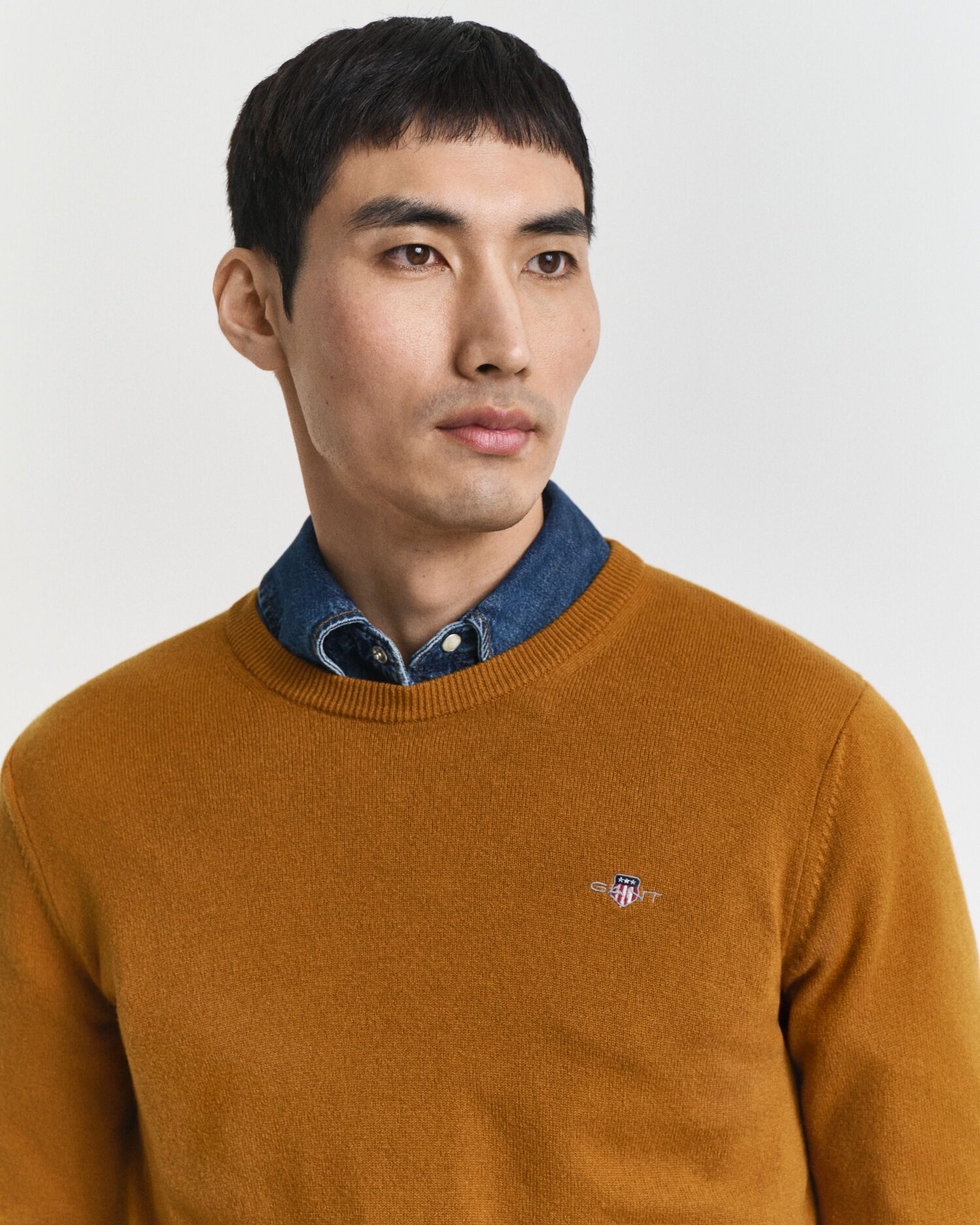 Superfine Lambswool Crew Neck Sweater