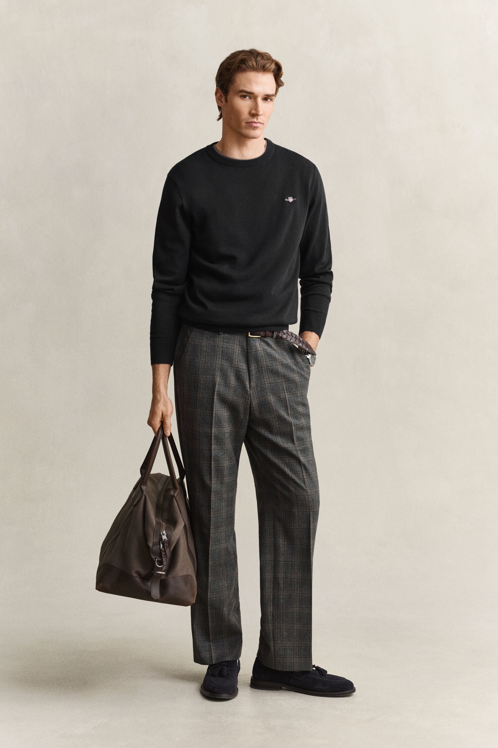 Cotton Crew Neck Sweater