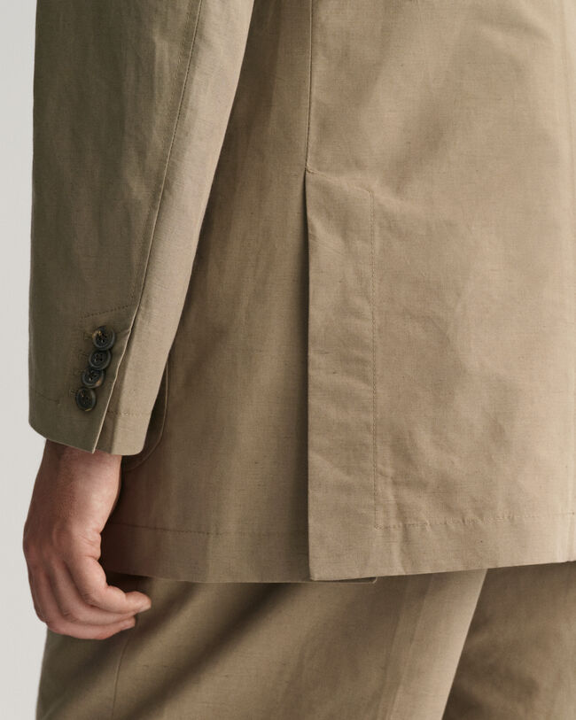 Oversized Double Breasted Safari Suit Blazer