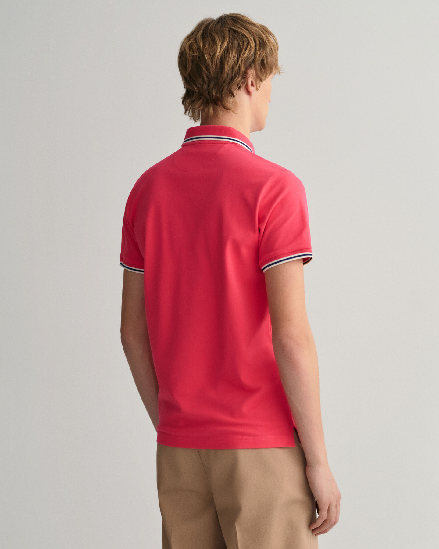 3-Color Tipped Piqu&eacute; Polo Shirt
