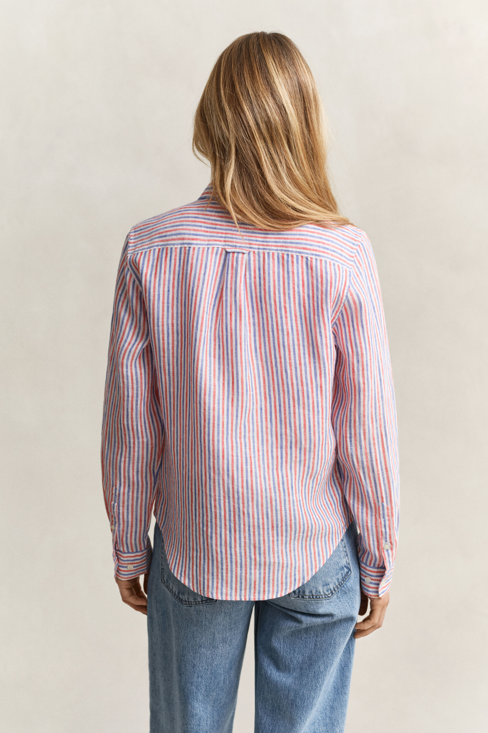 Regular Fit Striped Linen Shirt