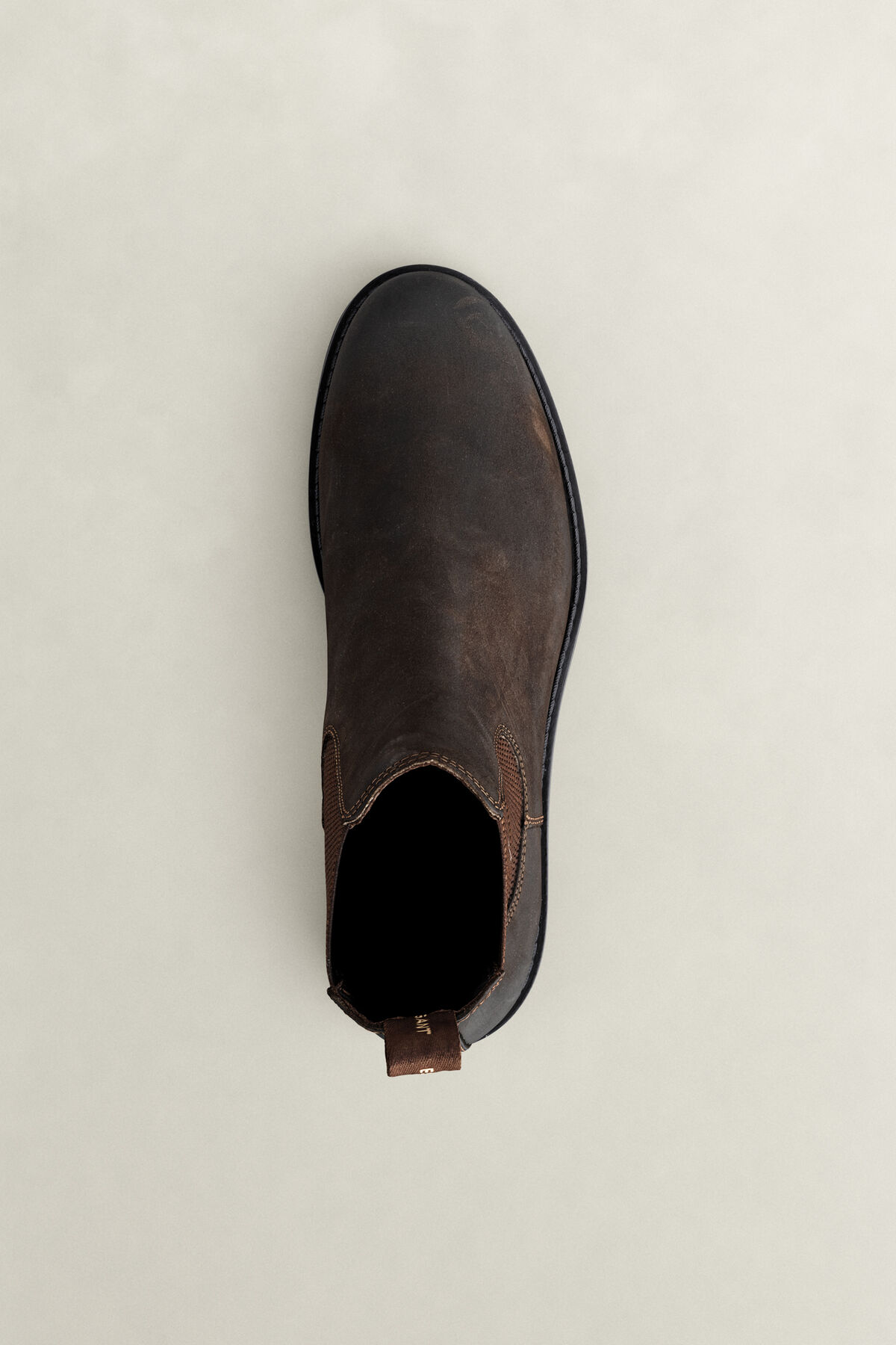 Prepdale Leather Chelsea Boots — DARK BROWN
