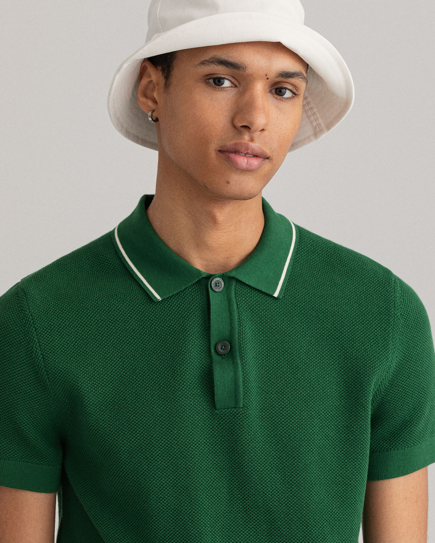 Piqu&eacute; Texture Polo Shirt