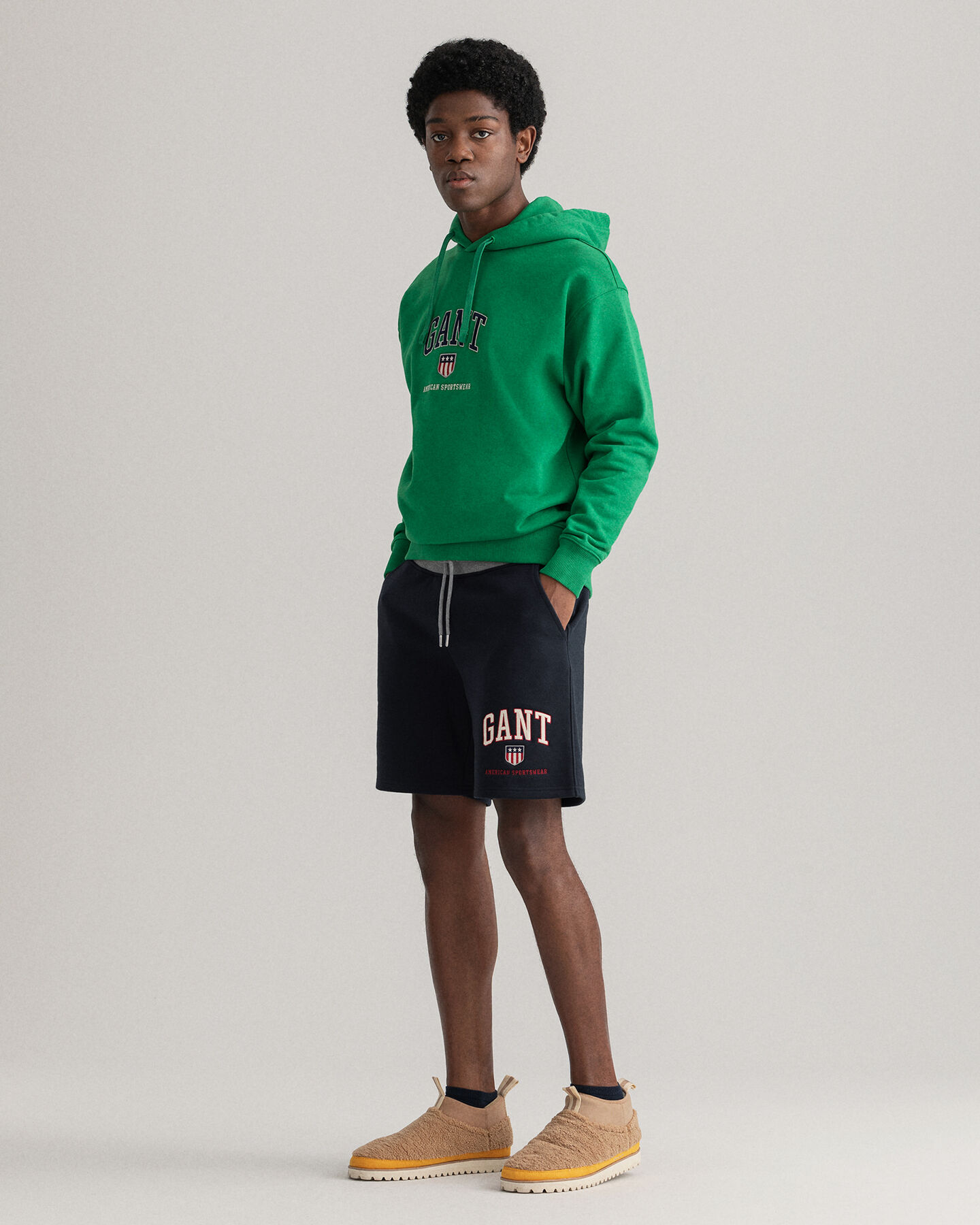 Retro Shield Sweat Shorts