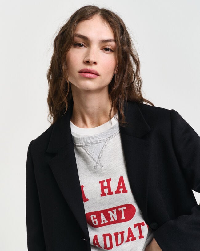 Classic Tailored Fit Wool Coat