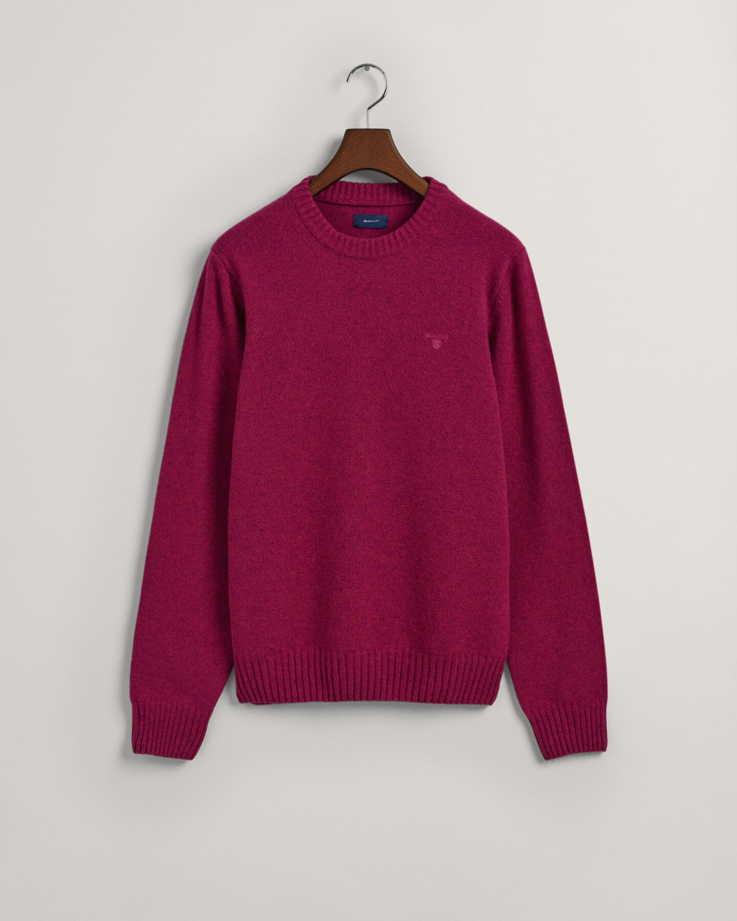 Brushed Wool Crew Neck Sweater