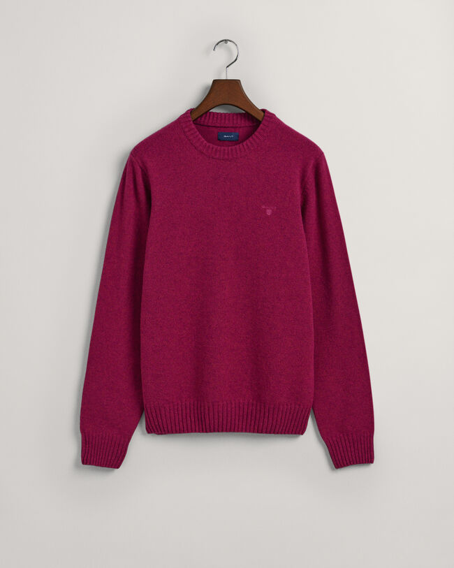 Brushed Wool Crew Neck Sweater