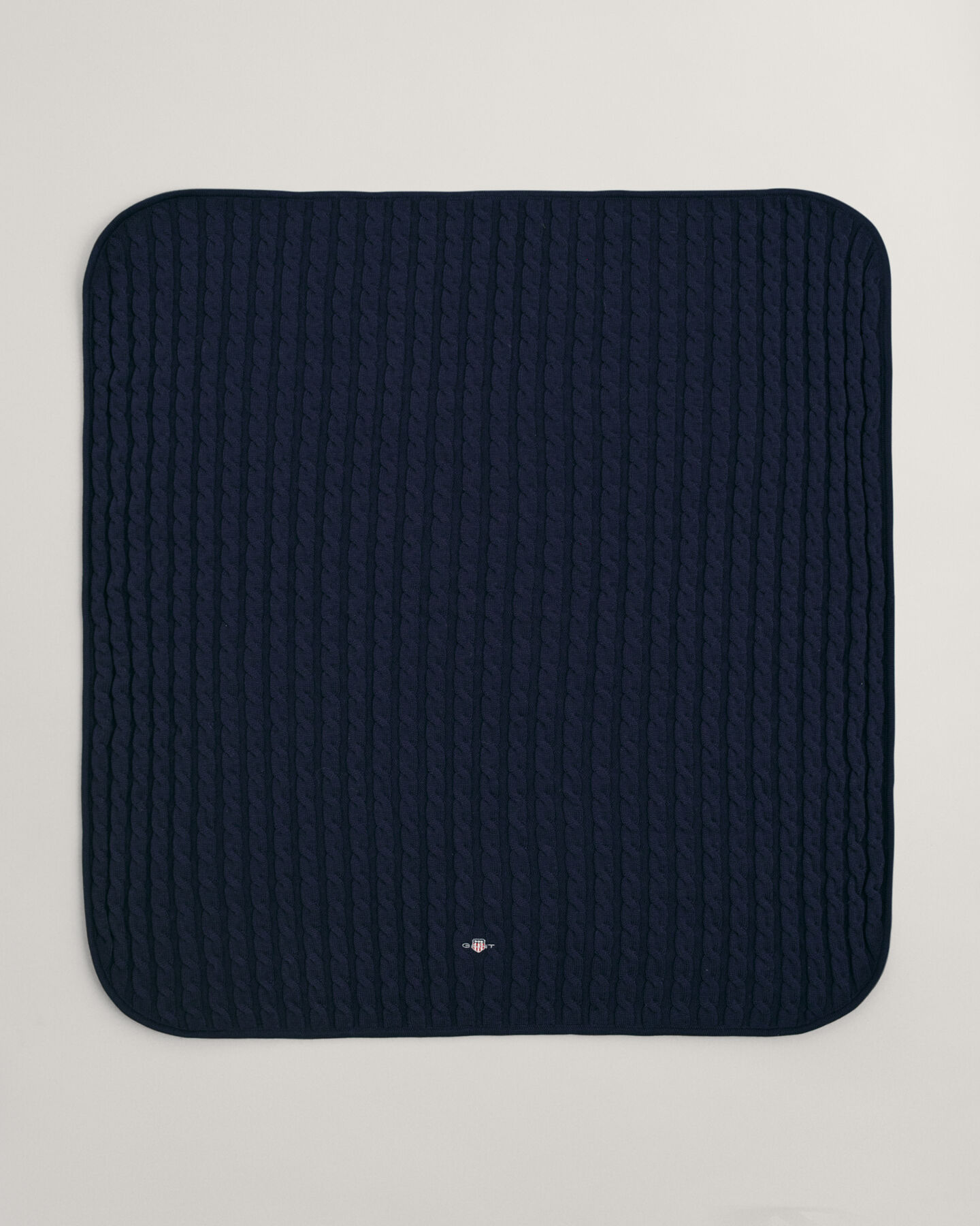 Baby Shield Cotton Cable Knit Blanket