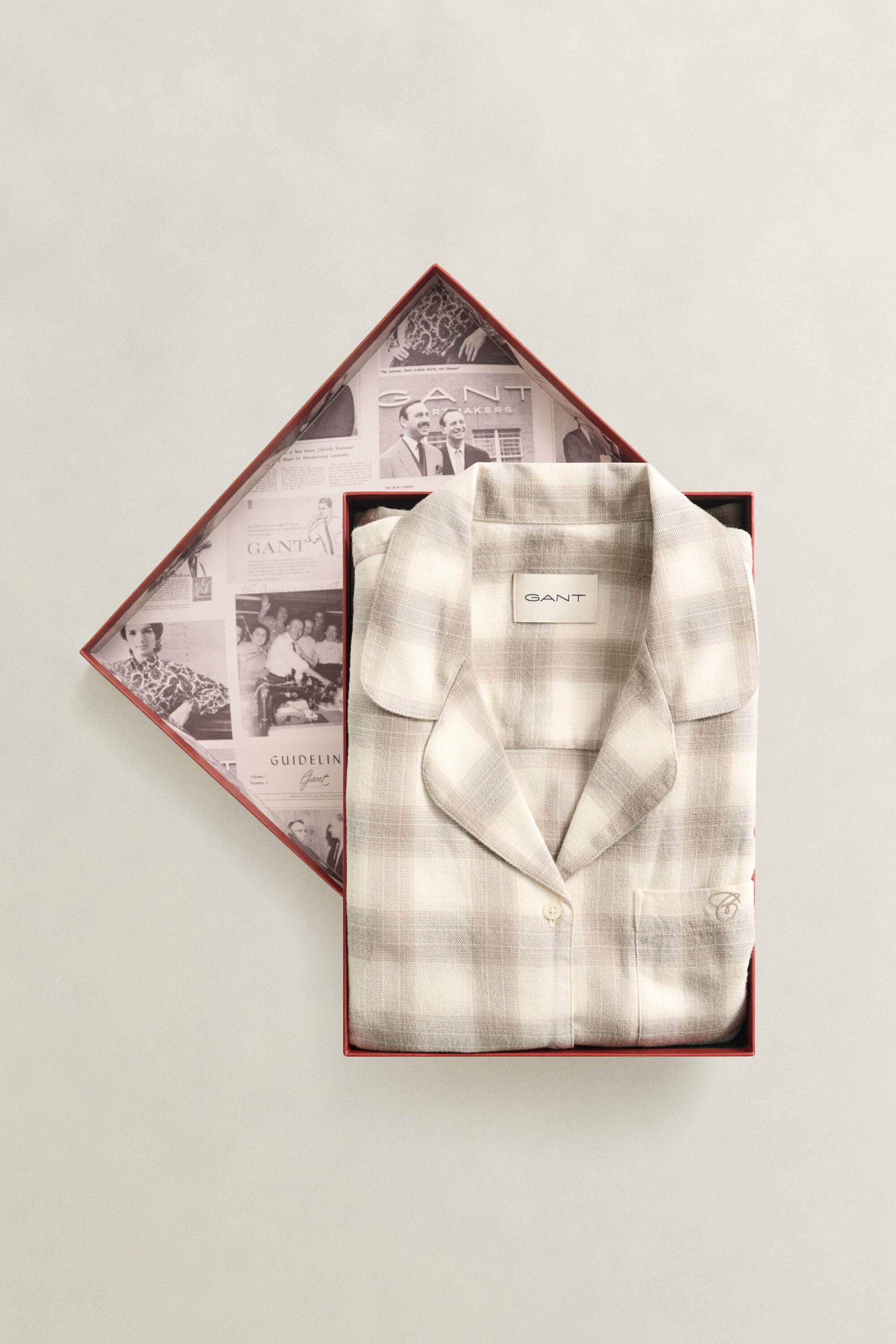Checked Flannel Pajama Set