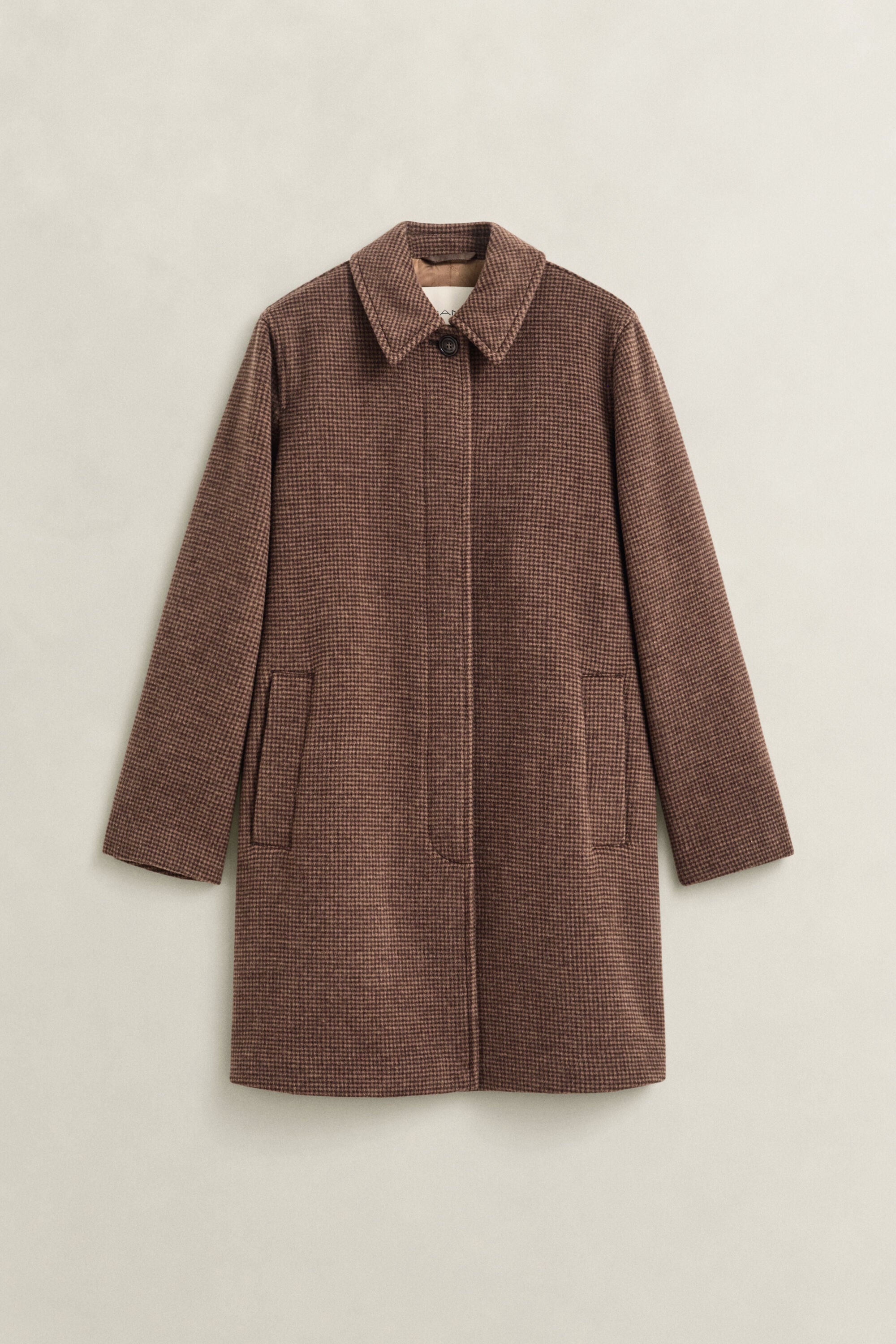 Wool Blend Car Coat