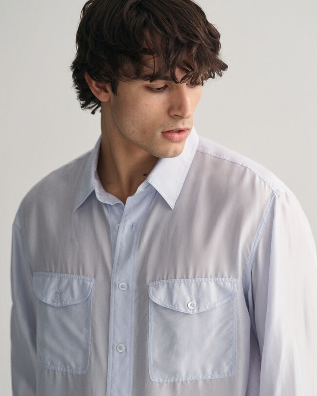Relaxed Fit Silk Shirt
