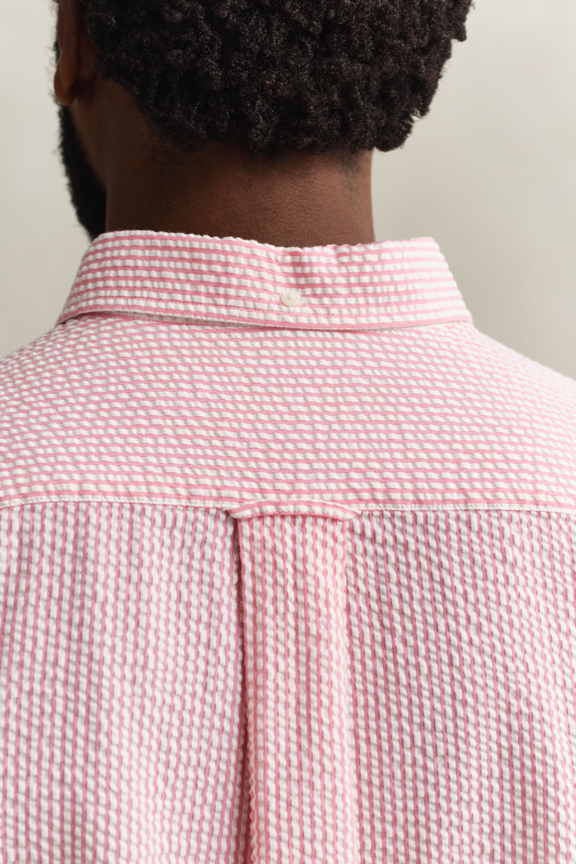 Regular Fit Striped Seersucker Shirt