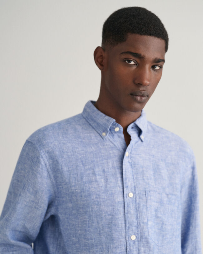 Regular Fit Linen Shirt