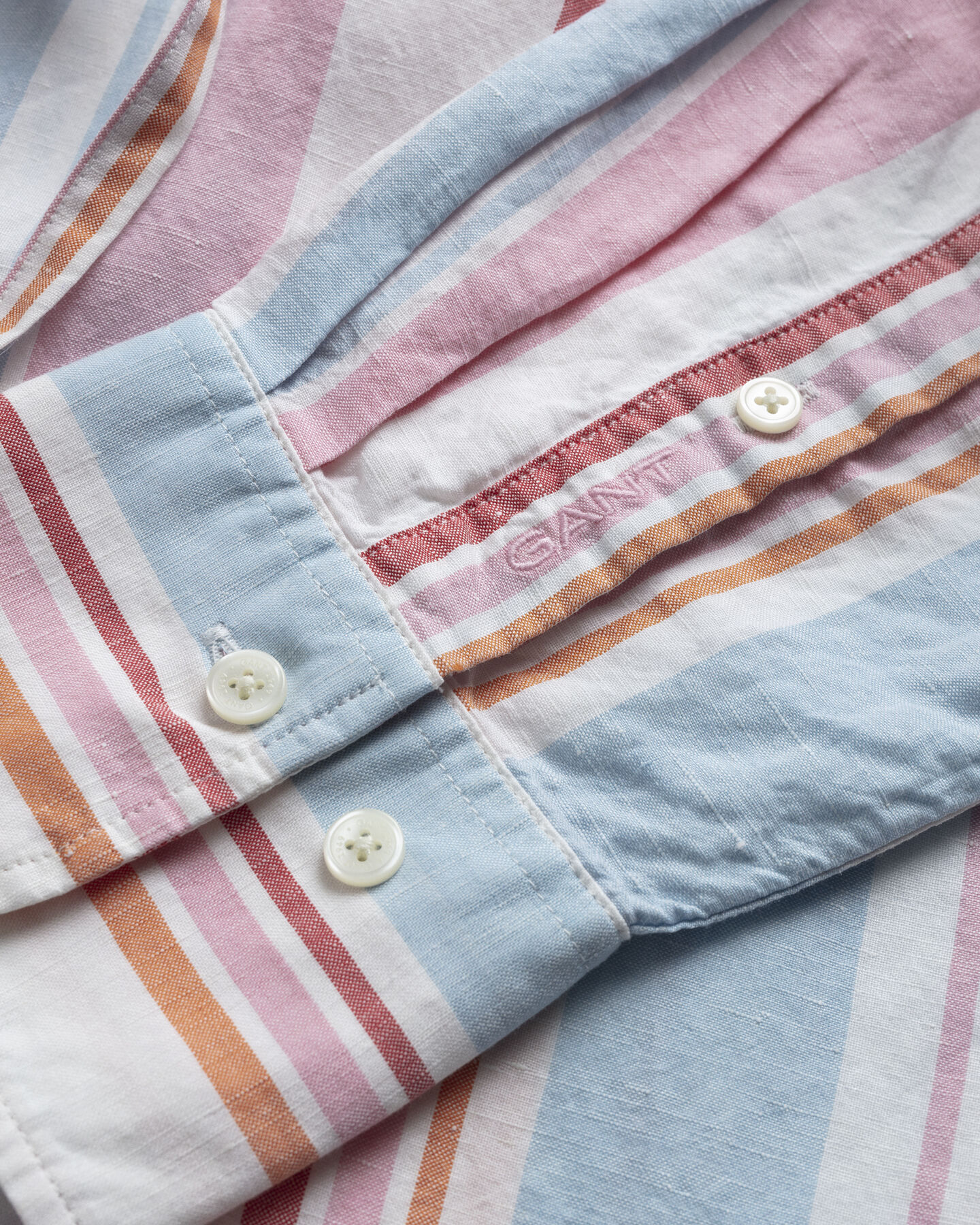 Multistripe Shirt Dress