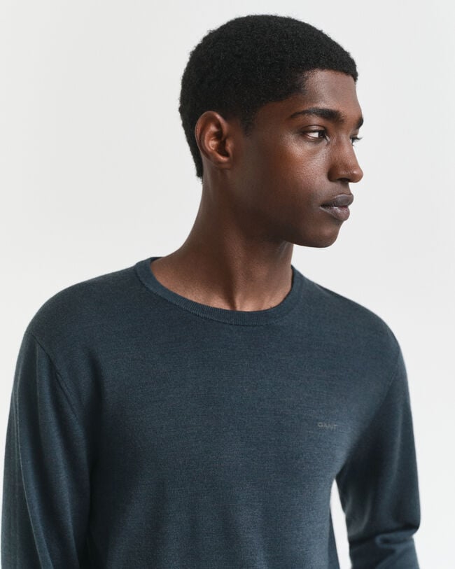 Merino Wool Crew Neck Sweater