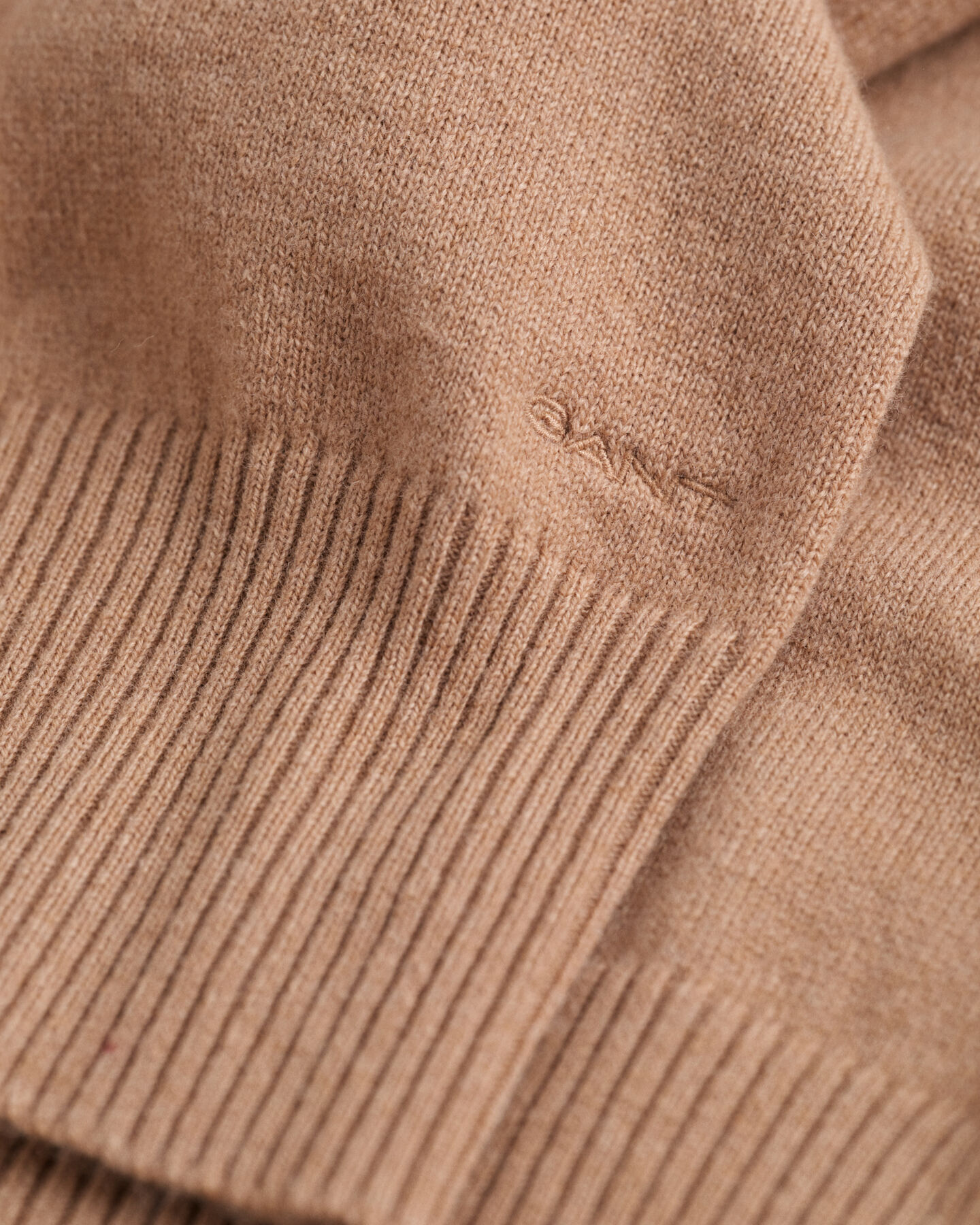 Superfine Lambswool Stand Collar Sweater