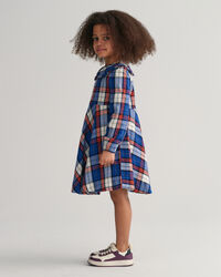 Girls Checked Flannel Dress