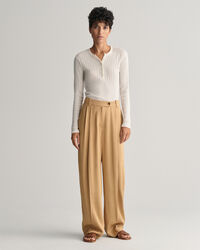 Loose Fit Low-Waisted Wide Leg Chinos