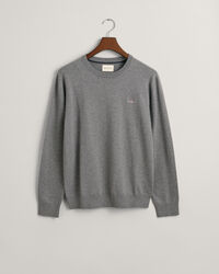 Seasonal Essential Cotton Crew Neck Sweater