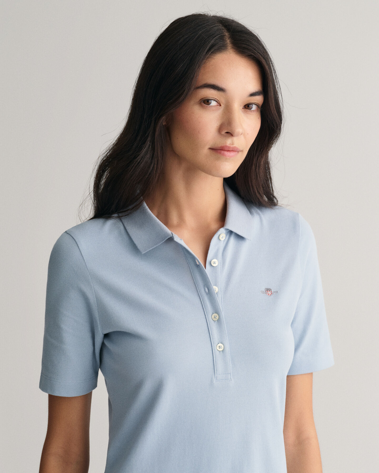 Shield Piqué Polo Dress