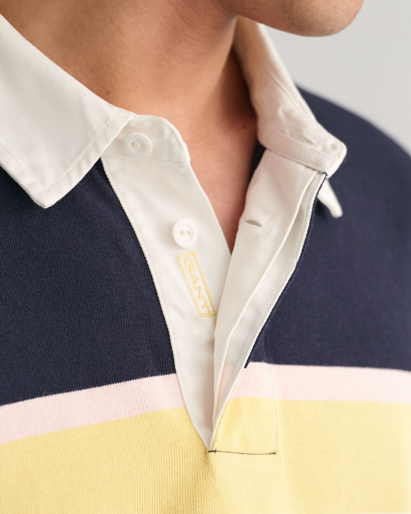 Color Blocked Rugger